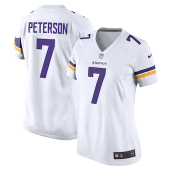 womens nike patrick peterson white minnesota vikings player